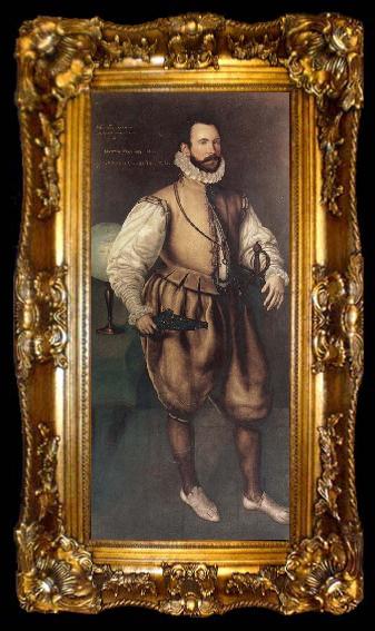 framed  Cornelis Ketel Sir Martin Frobisher, ta009-2